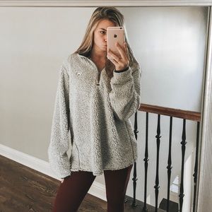 Southern Shirt Sherpa Pullover